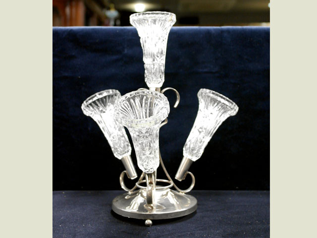 画像3: バーズ（花器）　カットガラス