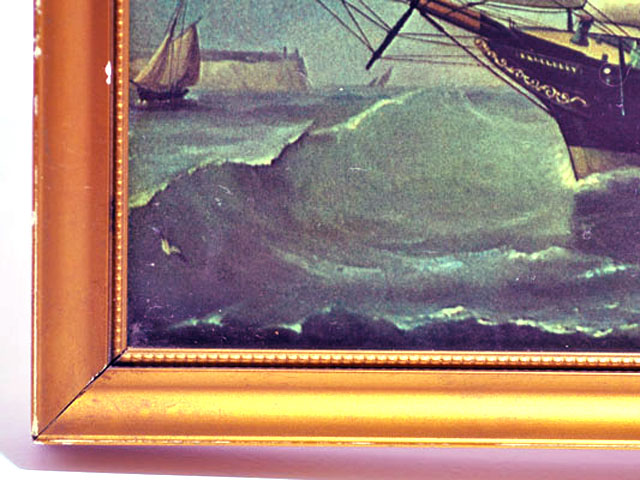 画像3: 額　帆船