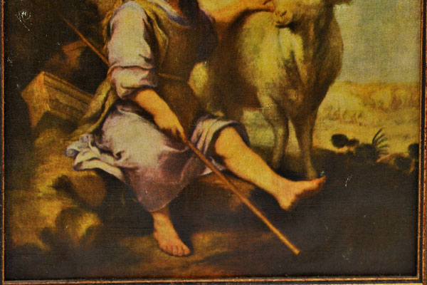 画像4: 絵　子供と羊