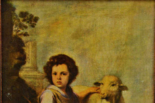画像5: 絵　子供と羊